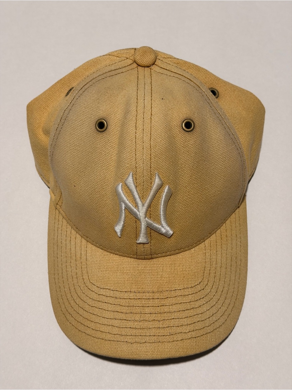 Carhartt New York Logo Baseball Cap in Tan